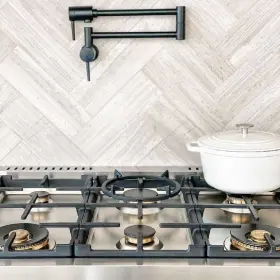 Apollo Tile 840175525713 Wooden Beige 4- Inch X 12- Honed Marble Subway