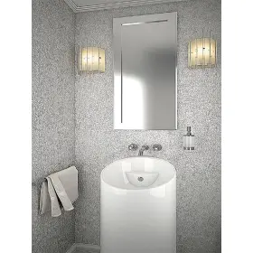 Apollo Tile 840175527069 11 Inch X Bijou Glossy Matte White Glass Grey