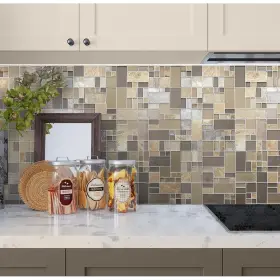 Apollo Tile 840175527243 12 Inch X Soleil Polished Matte Textured Brown Beige