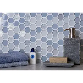 Apollo Tile 840175527281 5 Pack 11.6-in X 12-in Moon Gray Polished And Grey