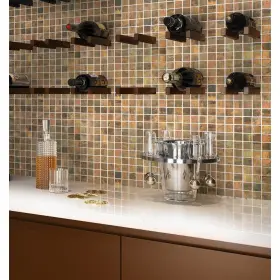 Apollo Tile 840175528103 5 Pack Bronze 11.7-in X Polished Square Brown