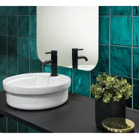 Apollo Tile 840175530175 Green 5- Inch X Polished Ceramic Subway