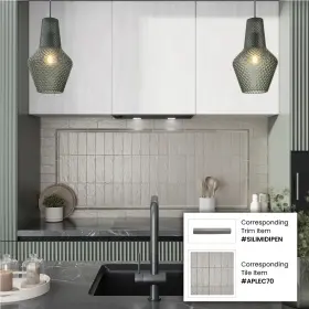Apollo Tile 840175530274 2.5 Inch X 8 Duchess Glossy Matte Light Tea Green Beige