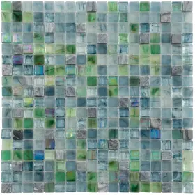 Apollo Tile 840175581535 Mingles 11.6 Inch X Glossy Stone Blue And Green