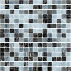 Apollo Tile 840175581849 12 Inch X Mingles Glossy Dark Gray Glass