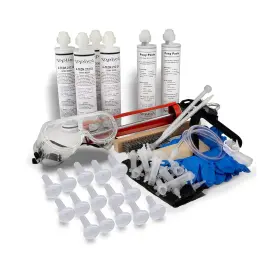 At-67j94954 Applied Technologies 6-10ft Diy Waterproof Epoxy Concrete Foundation Crack Repair Kit For Basement At-67j94954 Applied Technologies 6-10ft Diy Waterproof Epoxy Concrete Foundation Crack Repair Kit For Basement