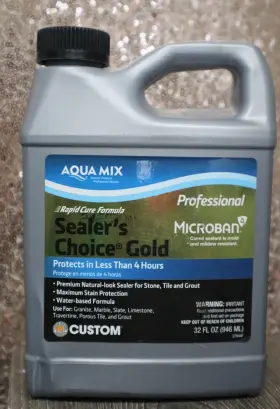 37944f Aqua Mix Custom Building Products Sealers Choice Gold 32oz Bottle
