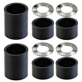 Ar-pro 5/8-nylonspacer Ar-pro Wheel Hub Spacers Nylon 5/8 Inch Axle Spacer Kit Combo Pack Bore