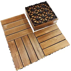 Arlai 614631167898 Wood Composite Decking Deck Tiles Interlocking Flooring Patio And Floo