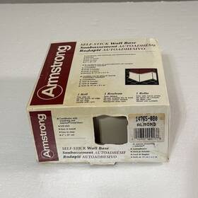 Armstrong 14765-080 Self Stick 4 Inch Wall Base 20 Foot Roll Almond Color New
