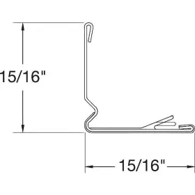 Ea7812e Armstrong Hemmed Wall Angle 12 Ft L 888264180160 Ea7812e Armstrong Hemmed Wall Angle 12 Ft L 888264180160