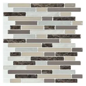 Art3d 712809589814 10-piece Stick On Backsplash Tile For Kitchen 12 Inch X Multi-color 11.8