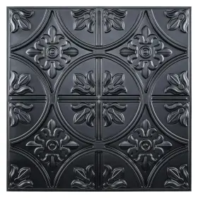 Art3d 728370566437 2x2 Pvc Decorative Ceiling Tile 3d Panel Black 2 X