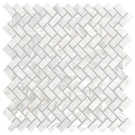 Art3d 941197826803 Herringbone Mother Of Cultured Pearl Tile For Kitchen