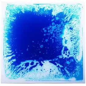 Art3d 975129508451 1-pack Liquid Dance Floor Colorful Home Decor Tile Blue 11.8x11.8