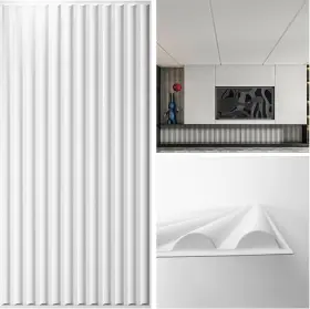 12-sheet Art3d A10922bk 2x4 Ft Drop Ceiling Tiles In Black Semi 24 Inch X48 Semi-cylinder White 12-sheet Art3d A10922bk 2x4 Ft Drop Ceiling Tiles In Black Semi 24 Inch X48 Semi-cylinder White