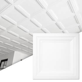 Art3d A10us915wt36usz 36pack Square Drop Ceiling Tile 2ft X In White Pvc Panel 2