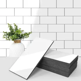 A16538p102 Art3d 102-piece Peel And Stick Wall Tile For Kitchen Backsplash Bathroom Firep