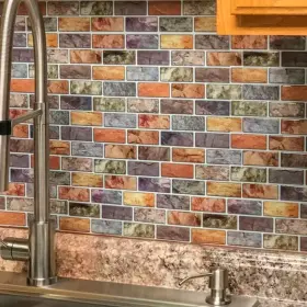 A17014p10 Art3d 10-piece Peel And Stick Kitchen/bathroom Backsplash Sticker 12 Inch X Colo