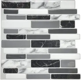 A17042p10ca Art3d 10-sheets Peel And Stick Kitchen Backsplash Tiles 12 Inch X12 Self-adhesive M