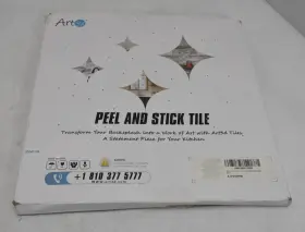 A17048wm Art3d Peel And Stick Subway Backsplash 12 Inch X White Marble Design 10 Pack