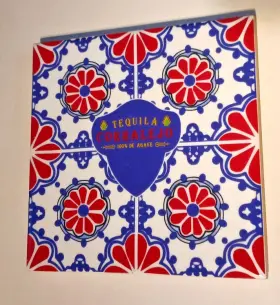 A17063 Art3d Set Of 3/ Vintage Corralejo Tequila Tile 4x4 Tile/coaster