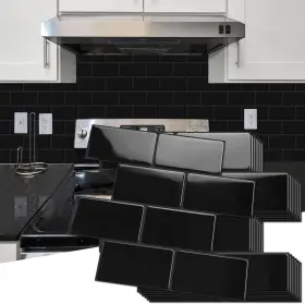 A17760b Art3d Peel And Stick Backsplash 10-pack Thickened On Subway Tiles Faux A17760b Art3d Peel And Stick Backsplash 10-pack Thickened On Subway Tiles Faux