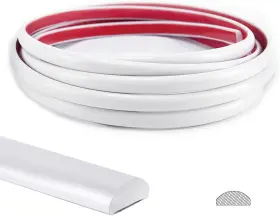 A17981wt Art3d 10 Ft Peel And Stick Trim For Backsplash Tile Edge Self-adhesive Liner Fo