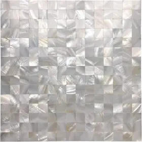 A18011p1 Art3d Mother Of Pearl Shell Mini Square Seamless Mosaic Tile For 1pcs Cloud
