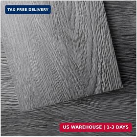 Art3d A43003p36 Peel And Stick Floor Tile Vinyl Wood Plank 36-pack 54 Sq.ft Deep Gray Ri