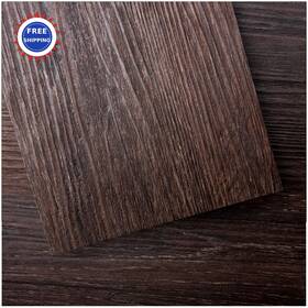 Art3d A43006 Vinyl Wood Plank 36 Pack 54 Sq Ft Brown Stone Rigid Self Adhesive Flooring