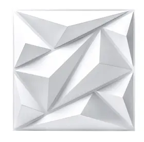 Art3dwallpanels 709930548414 Pvc 3d Wall Panel Diamond For Interior D Cor In White 1 Art3dwallpanels 709930548414 Pvc 3d Wall Panel Diamond For Interior D Cor In White 1