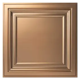 A109hd05be Art3dwallpanels Square Bronze 2 Ft. X Decorative Pvc Drop In Ceiling Tile