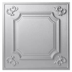 Art3dwallpanels A109hd08as Pvc Ceiling Tile 2ft X Water Resistant Square Silver Finish