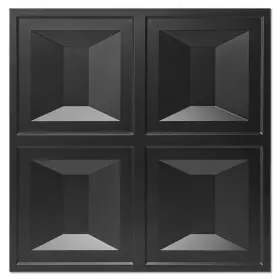 A109hd19bk Art3dwallpanels Decorative Glue-up Drop Ceiling Tile 2ftx2ft Black 48-sq-ft/case A109hd19bk Art3dwallpanels Decorative Glue-up Drop Ceiling Tile 2ftx2ft Black 48-sq-ft/case