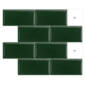 10-sheets Artemuro 616833414763 Green Peel And Stick Backsplash Tiles Subway To Spark Up Your Walls