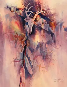 Wc104atcs Artwork On Tile Southwest Accent And Decor Warren Cullar Mural Art Wc104at