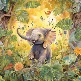 Wdw179atcs Artwork On Tile Elephant Accent And Decor Wdw Designs Animal Art Wdw179at