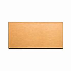 Aspect A5252 Metal Backsplash 3x6 Long Grain Bru Pk 8