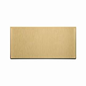 Aspect A5351 Metal Backsplash 3x6 Short Grain Br Pk 8