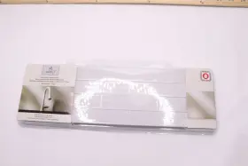 A55-63 Aspect 3-pk Peel And Stick Backsplash Subway Frost Matted Glass Tile 12.5 X 4 Inch