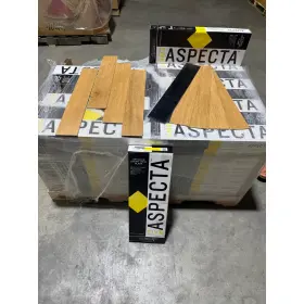 Aspecta 088969173102 Five Luxury Vinyl Plank Perfect Oak Herringbone Honey 240 Sqft 10 Cases