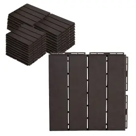 Asteroutdoor 842880169046 Interlocking Deck Tiles Plastic Waterproof Outdoor Flooring 12 Inch X For Pat