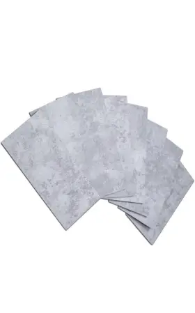 Auliget 313040017007 100 Piece Faux Stone Backsplash Peel And Stick Pvc Tile 3 Inch X 6 Cement Grey Auliget 313040017007 100 Piece Faux Stone Backsplash Peel And Stick Pvc Tile 3 Inch X 6 Cement Grey