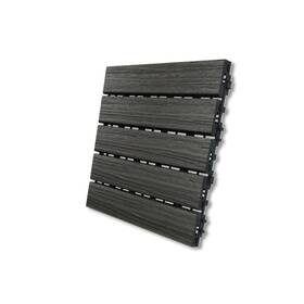 Aura Ds5-w06-dw02 Deck Driftwood Interlocking Floor Tile Gray - 6 Pack