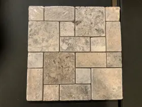 0526270 Avenzo 072222550502 1 Silver 12 Inch X12 Tumbles Natural Stone Travertine Versailles Tile 0526270 Avenzo 072222550502 1 Silver 12 Inch X12 Tumbles Natural Stone Travertine Versailles Tile