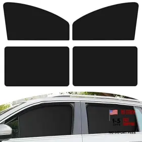 Awl66 Awlbed Car Side Window Full Shading Design Sunshade Sun Protection Heat 4 Pcs Black