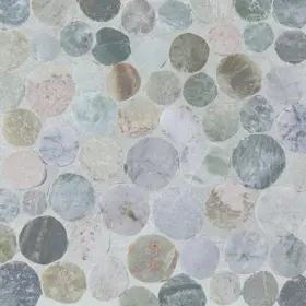 B.o.i 699838740631 Sea Green Penny Round Mosaic Backsplash Kitchen Walls