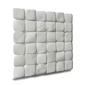 B.o.i 788362923532 Molar 5 White Pebble Mosaic Tiles For Backsplash Kitchen And