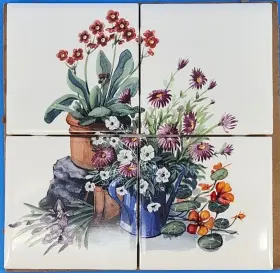 68048 Banan Appeal Flower Garden Mural #68048 Floral Backsplash Wall Home Decor New 68048 Banan Appeal Flower Garden Mural #68048 Floral Backsplash Wall Home Decor New
